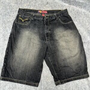 Evolution in Design Men's Size 42 Jean Shorts Distressed- Black Denim (22-2)‎
